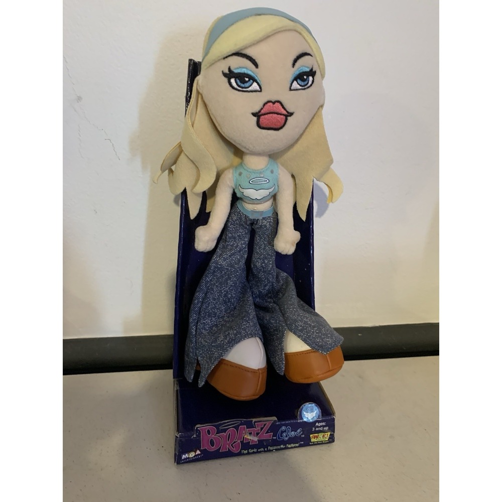 Cloe Bratz Poseable Stuffed Girl Plush Dollβ Toy VTG 2002 MGA Fun4All 10" NEW!!